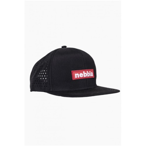 Nebbia Шапка с козирка Red Label NEBBIA cap SNAP BACK 163 - Black